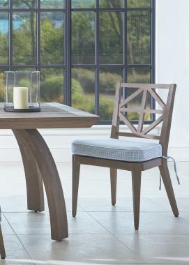 HCD8800-02	Aswan Outdoor Dining Chair in Fabric HC412-33 and 
HCD8840-STK Aswan Dining Table
