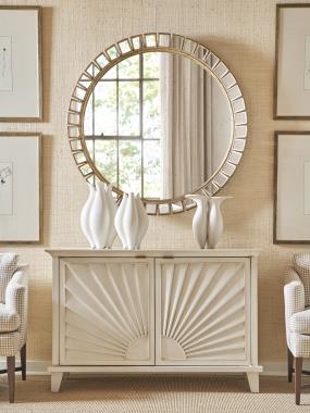 HC6446-10 Brandywine Two Door Credenza 
and HC9799-10 Soleil Mirror